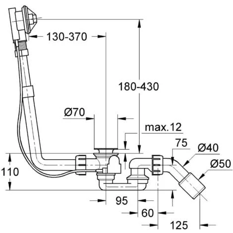 Grohe Talento - Vidange De Bain Et D'un Système De Trop-plein (28943000) 4 Grohe Talento - Vidange De Bain Et D'un Système De Trop-plein (28943000) – Image 2