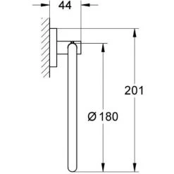 Grohe Essentials Lot De 2 Patères Murales Fixation Invisible + Anneau Porte-serviettes Métal (40364001 + 40365001) 10 Grohe Essentials Lot De 2 Patères Murales Fixation Invisible + Anneau Porte-serviettes Métal (40364001 + 40365001) -GROHE Soldes 28364939 4