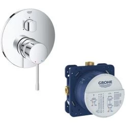 GROHE - Mitigeur Mécanique 3 Sorties Essence + Rapido SmartBox Corps Encastré Universel