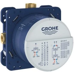 GROHE - Mitigeur Mécanique 3 Sorties Essence + Rapido SmartBox Corps Encastré Universel -GROHE Soldes 28604551 5
