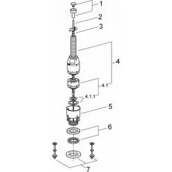 GROHE Mécanisme De Chasse Pièce Détachée 37088PI0 (Import Allemagne) 7 GROHE Mécanisme De Chasse Pièce Détachée 37088PI0 (Import Allemagne) -GROHE Soldes 29932016 3