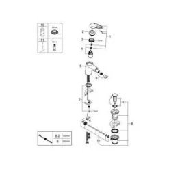 Mitigeur De Bidet Grohe Eurostyle Taille S | Chrome 7 Mitigeur De Bidet Grohe Eurostyle Taille S | Chrome -GROHE Soldes 29996129 3