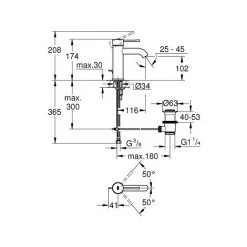 Grohe ESSENCE NEW - Lot De 2 Mitigeurs Monocommande, 1/2" Pour Lavabo Taille S SuperSteel (23589DC1-DUO) 6 Grohe ESSENCE NEW - Lot De 2 Mitigeurs Monocommande, 1/2" Pour Lavabo Taille S SuperSteel (23589DC1-DUO) -GROHE Soldes 30086386 2