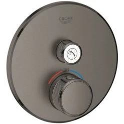 Grohe - Mitigeur Thermostatique Encastrable Grohtherm Hard Graphite Brossé Avec Corps D Encastrement Rapido 9 Grohe - Mitigeur Thermostatique Encastrable Grohtherm Hard Graphite Brossé Avec Corps D Encastrement Rapido -GROHE Soldes 30466042 3