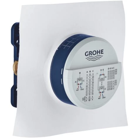 Grohe - Mitigeur Douche Encastré Grohtherm, Rond 2 Sorties Et Corps D Encastrement Rapido Smartbox 5 Grohe - Mitigeur Douche Encastré Grohtherm, Rond 2 Sorties Et Corps D Encastrement Rapido Smartbox – Image 3