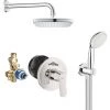 Grohe Eurosmart Cosmopolitan Tempesta Vitalio Set De Douche Encastré, Chrome (25219cube) -GROHE Soldes 30812376 1