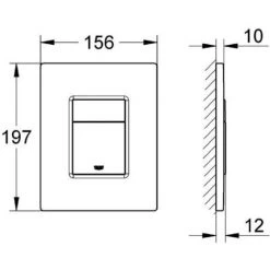 Grohe Pack WC Bâti Autoportant Rapid SL Avec Plaque Skate Cosmopolitan Blanche Et Set D'isolation Phonique (39145000-4) 11 Grohe Pack WC Bâti Autoportant Rapid SL Avec Plaque Skate Cosmopolitan Blanche Et Set D'isolation Phonique (39145000-4) -GROHE Soldes 30917500 5