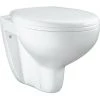 WC Suspendu Grohe Bau Blanc, Sans Bord De Rincage Lxpxh:368x531x363mm