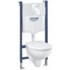 GROHE Kit WC 5 En 1 Solido Compact Avec WC Suspendu Bau Ceramic -GROHE Soldes 31898134 1