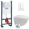 Grohe Pack Bâti Autoportant + WC Duravit Starck3 Rimless Fixations Invisibles + Abattant Softclose + Plaque Blanche (ProjectStarck3-4) 1 Grohe Pack Bâti Autoportant + WC Duravit Starck3 Rimless Fixations Invisibles + Abattant Softclose + Plaque Blanche (ProjectStarck3-4) -GROHE Soldes 31963194 1