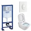 Pack WC Grohe Rapid SL + Cuvette GAP Cleanrim Roca + Plaque Blanche 2 Pack WC Grohe Rapid SL + Cuvette GAP Cleanrim Roca + Plaque Blanche -GROHE Soldes 3294105 1