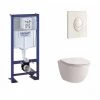 Pack WC Grohe Rapid SL + Cuvette Rimless Laufen Pro + Plaque Blanche 1 Pack WC Grohe Rapid SL + Cuvette Rimless Laufen Pro + Plaque Blanche -GROHE Soldes 3294107 1