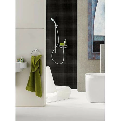 GROHE Barre De Douche, 900 Mm Avec Support Mural, Chrome Convient Pour Rainshower Et Relexa 4 GROHE Barre De Douche, 900 Mm Avec Support Mural, Chrome Convient Pour Rainshower Et Relexa – Image 2