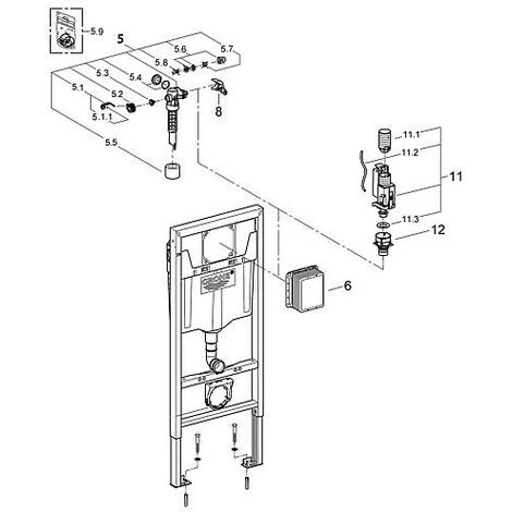 Soupape Complete Systeme De Chasse AV1 42320 Avec Rallonge Grohe Ref 42320000 3 Soupape Complete Systeme De Chasse AV1 42320 Avec Rallonge Grohe Ref 42320000