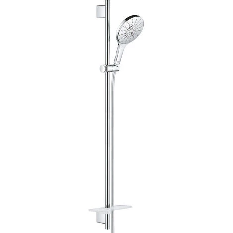 Grohe Rainshower Smartactive 150 Barre De Douche 90cm + Flexible 1,75m + Douchette à Main 3 Jets, Chrome (26593000) 3 Grohe Rainshower Smartactive 150 Barre De Douche 90cm + Flexible 1,75m + Douchette à Main 3 Jets, Chrome (26593000)