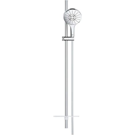 Grohe Rainshower Smartactive 150 Barre De Douche 90cm + Flexible 1,75m + Douchette à Main 3 Jets, Chrome (26593000) 4 Grohe Rainshower Smartactive 150 Barre De Douche 90cm + Flexible 1,75m + Douchette à Main 3 Jets, Chrome (26593000) – Image 2