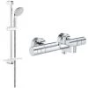 GROHE Ensemble De Bain Mitigeur Grohtherm Avec Douchette + Barre De Douche + Porte Savon Tempesta 1 GROHE Ensemble De Bain Mitigeur Grohtherm Avec Douchette + Barre De Douche + Porte Savon Tempesta -GROHE Soldes 34598739 1
