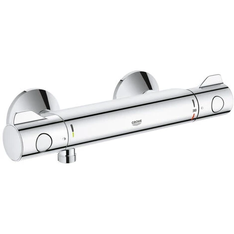 Grohe Grohtherm 800 Set Mitigeur Thermostatique Douche 1/2' + Douchette 2 Jets + Barre De Douche 60cm + Flexible (34558000-TEMPESTA) 5 Grohe Grohtherm 800 Set Mitigeur Thermostatique Douche 1/2' + Douchette 2 Jets + Barre De Douche 60cm + Flexible (34558000-TEMPESTA) – Image 3