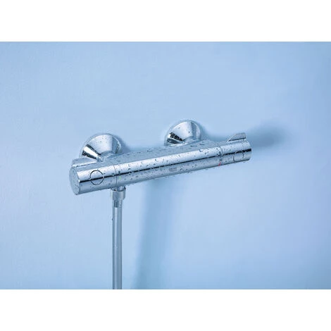 Grohe Grohtherm 800 Set Mitigeur Thermostatique Douche 1/2' + Douchette 2 Jets + Barre De Douche 60cm + Flexible (34558000-TEMPESTA) 6 Grohe Grohtherm 800 Set Mitigeur Thermostatique Douche 1/2' + Douchette 2 Jets + Barre De Douche 60cm + Flexible (34558000-TEMPESTA) – Image 4