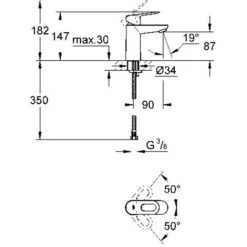 Grohe Lot De Deux Mitigeurs Lavabo BauLoop (23337000-DUO) 7 Grohe Lot De Deux Mitigeurs Lavabo BauLoop (23337000-DUO) -GROHE Soldes 35036436 3