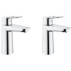 GROHE Lot De 2 Mitigeurs Lavabo BauLoop Taille M -GROHE Soldes 35817880 1
