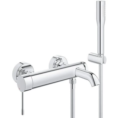 Grohe Essence Mitigeur Monocommande 1/2" Bain/douche + Douchette 1 Jet, Chrome (G-33628001) 3 Grohe Essence Mitigeur Monocommande 1/2" Bain/douche + Douchette 1 Jet, Chrome (G-33628001)