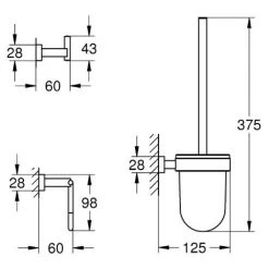 Grohe Pack Wc Suspendu Solido Compact + Accessoires -GROHE Soldes 35908032 3