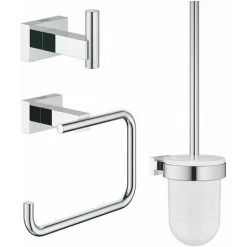GROHE Set D’accessoires 3 En 1 Chromé Essentials Cube