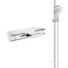 Grohe - Robinet Bain Thermostatique Avec Tablette Grohtherm + Ensemble De Douche Rainshower -GROHE Soldes 36363621 1