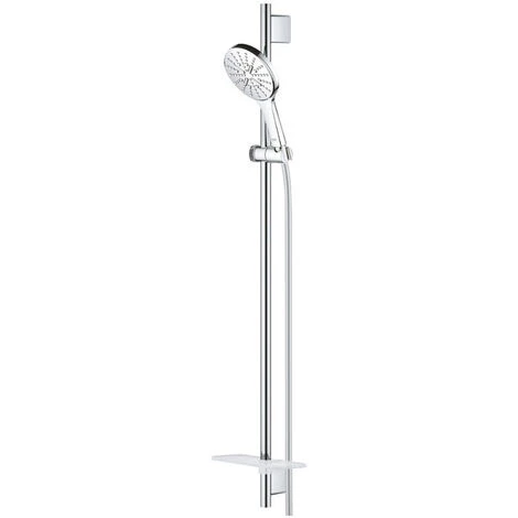 Grohe - Robinet Bain Thermostatique Avec Tablette Grohtherm + Ensemble De Douche Rainshower 6 Grohe - Robinet Bain Thermostatique Avec Tablette Grohtherm + Ensemble De Douche Rainshower – Image 4