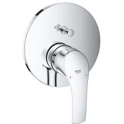Grohe Eurosmart Set De Douche Tout En 1 Avec Douche De Tête 25cm + Douchette 1 Jet, Chrome (25219001-VITALIOSTICK) -GROHE Soldes 36598726 2
