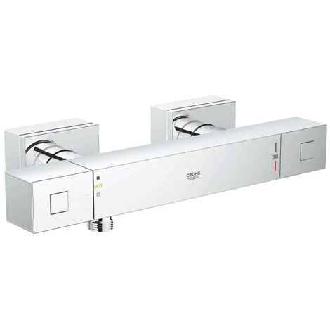 Grohe - Mitigeur Douche Cube Grohtherm + Ensemble Douche Rainsower + Flexible 4 Grohe - Mitigeur Douche Cube Grohtherm + Ensemble Douche Rainsower + Flexible – Image 2