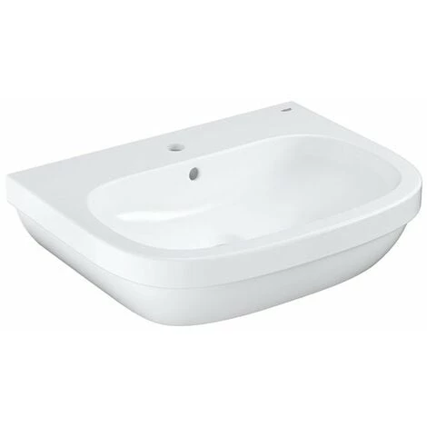 Grohe Euro Keramiek Lavabo 65x51cm Avec 1 Trou Pour Robinet Et Trop-plein Blanc - Blanc 3 Grohe Euro Keramiek Lavabo 65x51cm Avec 1 Trou Pour Robinet Et Trop-plein Blanc - Blanc