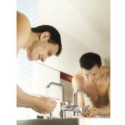 Grohe Allure Mitigeur Pour Lavabo Avec Bec U Et Corps Lisse EcoJoy Chrome - Chrome -GROHE Soldes 36903572 4