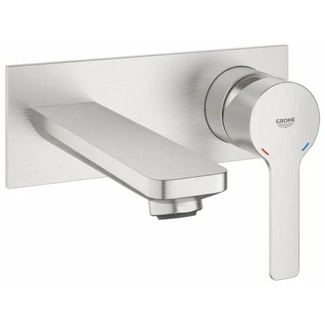 Grohe Lineare New Mitigeur Lavabo à Encastrer 2 Trous Mural M Size Projection 14.9cm Supersteel 3 Grohe Lineare New Mitigeur Lavabo à Encastrer 2 Trous Mural M Size Projection 14.9cm Supersteel