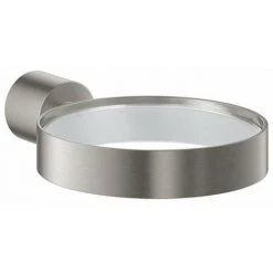 Grohe Atrio Porte-verre Mural Pour Porte Savon Supersteel - Supersteel -GROHE Soldes 36908825 2
