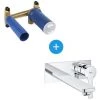 Grohe Lineare Set Mitigeur Monocommande 2 Trous Lavabo Encastré Mural Chrome Taille L + Corps Encastré (23444001-SET) -GROHE Soldes 37658725 1