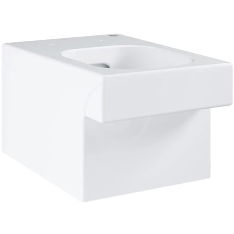 Grohe Cuvette Cube Ceramic Sans Bride Avec Fixations Invisibles Blanc Alpin + Abattant Softclose (CubeCeramic) 4 Grohe Cuvette Cube Ceramic Sans Bride Avec Fixations Invisibles Blanc Alpin + Abattant Softclose (CubeCeramic) – Image 2
