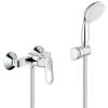 Grohe Set De Douche Mitigeur Mécanique Bauloop + Douchette à Main 2 Jets Tempesta 100 Avec Support Mural, Chrome (23340000-Tempesta3) 2 Grohe Set De Douche Mitigeur Mécanique Bauloop + Douchette à Main 2 Jets Tempesta 100 Avec Support Mural, Chrome (23340000-Tempesta3) -GROHE Soldes 37832594 1