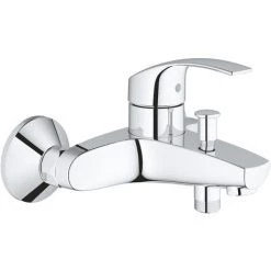 Grohe Set Mitigeur Monocommande Bain/Douche + Douchette à Main 2 Jets Tempesta 100 Avec Support Mural, Chrome (32158002-Tempesta3) -GROHE Soldes 37832627 2