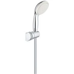 Grohe Set Mitigeur Monocommande Bain/Douche + Douchette à Main 2 Jets Tempesta 100 Avec Support Mural, Chrome (32158002-Tempesta3) -GROHE Soldes 37832627 3