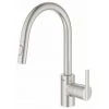 Grohe Feel Robinet De Cuisine Avec Mousseur Extractible Dual Spray Supersteel - Supersteel -GROHE Soldes 38906267 1