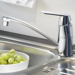 Grohe Eurosmart Cosmopolitan Robinet De Cuisine Avec Bec Bas Et Tournant Chrome - Chrome -GROHE Soldes 38906381 3