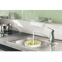 Grohe Eurosmart Cosmopolitan Robinet De Cuisine Avec Bec Bas Et Tournant Chrome - Chrome -GROHE Soldes 38906381 5