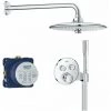 Grohe Smartcontrol Partie De Finition Pour Robinet De Douche Encastrable Thermostatique Avec Inverseur Et Support De Douche Rond 2 Fonctions Chrome - Chrome -GROHE Soldes 38907441 1