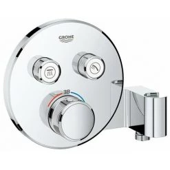 Grohe Smartcontrol Partie De Finition Pour Robinet De Douche Encastrable Thermostatique Avec Inverseur Et Support De Douche Rond 2 Fonctions Chrome - Chrome 9 Grohe Smartcontrol Partie De Finition Pour Robinet De Douche Encastrable Thermostatique Avec Inverseur Et Support De Douche Rond 2 Fonctions Chrome - Chrome -GROHE Soldes 38907441 3