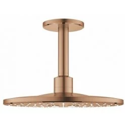Grohe Rainshower SmartActive Douche De Tête 31cm Avec Bras Plafond 2 Jets Warm Sunset Brossé - Warm Sunset Brossé