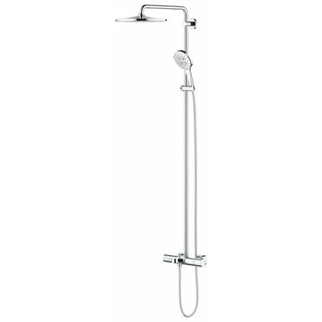 Grohe Rainshower SmartActive 310 Mono Colonne De Douche Avec Mitigeur Thermostatique Bain/douche Avec Douche De Tête Rainshower + Douchette SmartActive 130 Chromé - Chrome 3 Grohe Rainshower SmartActive 310 Mono Colonne De Douche Avec Mitigeur Thermostatique Bain/douche Avec Douche De Tête Rainshower + Douchette SmartActive 130 Chromé - Chrome