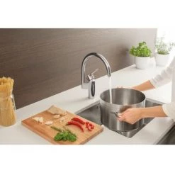 Grohe Eurostyle Cosmopolitan Robinet De Cuisine à 1 Trou Avec Bec Haut Tournable Chrome - Chrome -GROHE Soldes 38908786 4