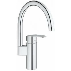Grohe Eurostyle Cosmopolitan Robinet De Cuisine à 1 Trou Avec Bec Haut Tournable Chrome - Chrome -GROHE Soldes 38908786 5